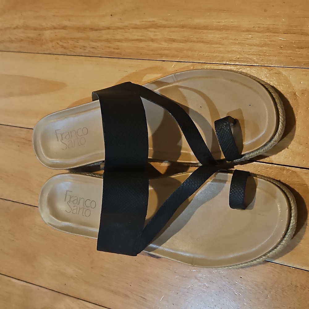 Franco Santo black sandals